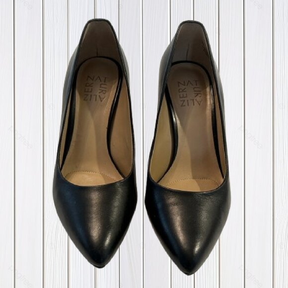 NATURALIZER Natalie Black Leather Dress Pump (Size 6) NWOT - Picture 3 of 7